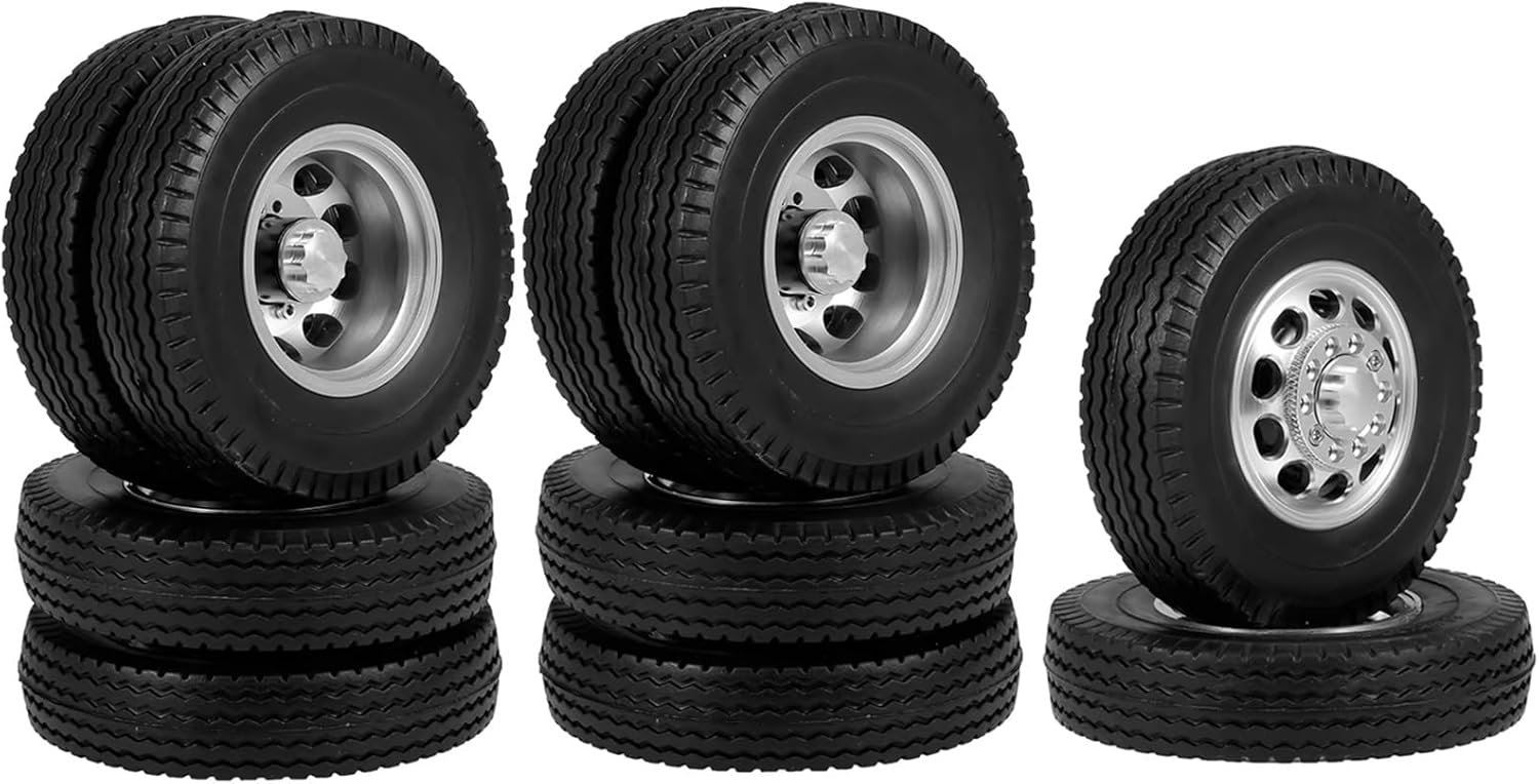 RCタイヤ Compatible With Tamiya 1/14 RC トレーラー トラクター